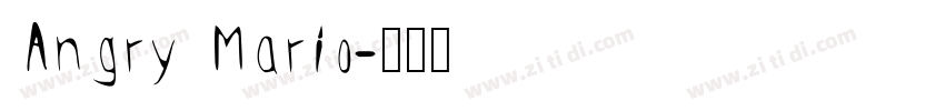Angry Mario字体转换